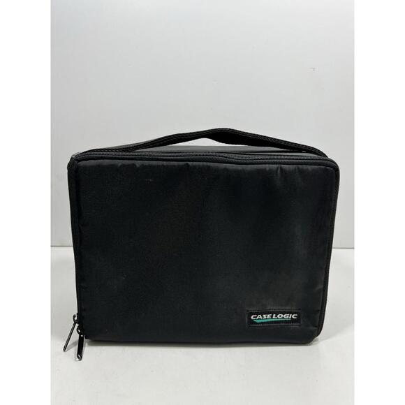 Vintage 1990s Case Logic 30 CD Compact Disc Carrying Case Storage w/Strap - Picture 1 of 7